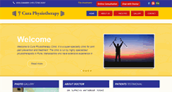 Desktop Screenshot of curaphysiotherapyclinic.com